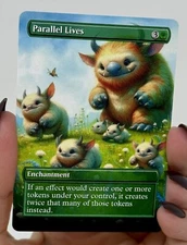 Parallel Lives Proxy Card with Custom designed art