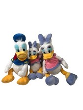 Disney Donald and Daisy Duck Stuffed Animal Plush Toys 18  16  13  Lot Of 3 VNUC