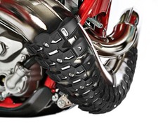 Armadillo universal 2 stroke exhaust guard Black header pipe protector Motocross