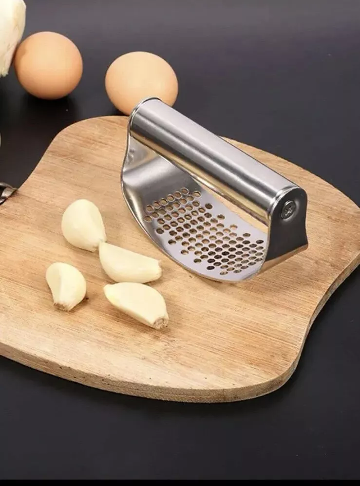  GUAGLL Stainless Steel Garlic Press Garlic Press Kitchen Garlic  Tool Multi-function Portable Manual Garlic Press: Home & Kitchen