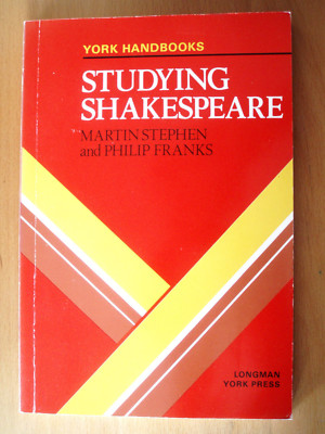 NEU   YORK Studying Shakespeare notes on (Longman) Handbuch Studium Englisch