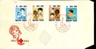 RED CROSS CENTENARY HEALTH MEDICINE 1963 HUNGARY 2 FDC