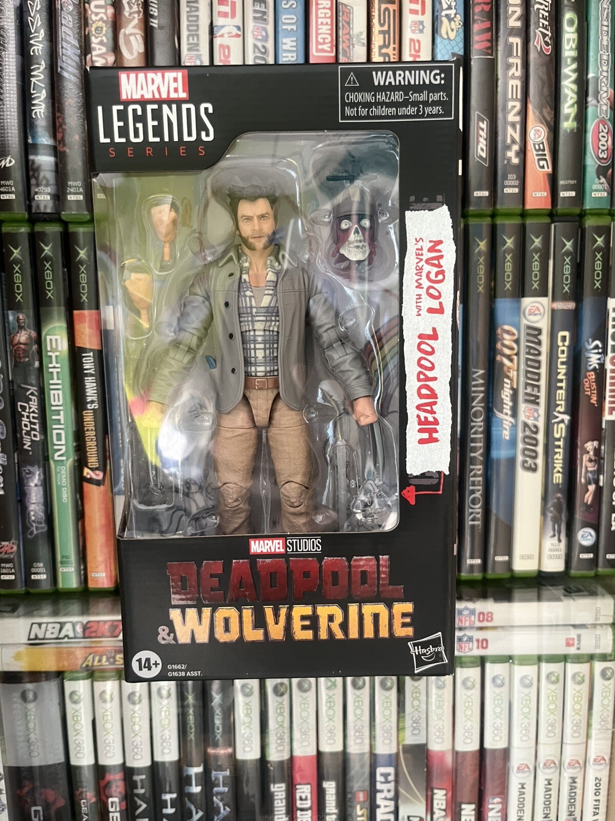 Deadpool & Wolverine Marvel Legends Headpool 6-Inch Action Figure with Logan