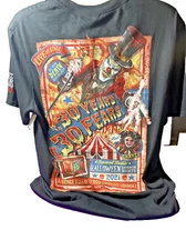 Universal Studios Hollywood 30 Years of Fears NWT Black Size Halloween T SHIRT