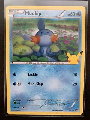 mudkip pokemon card mcdonalds Mudkip (19/25) (PSA 9)