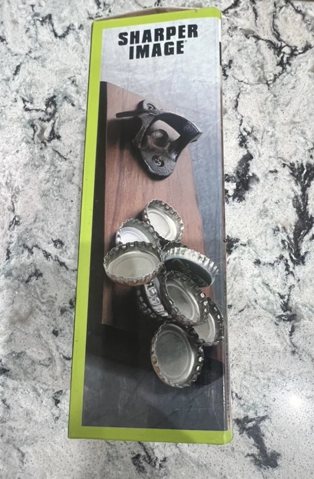 Sharper Image Cap Catching Magnetic Bottle Opener, New - Image 4 of 4