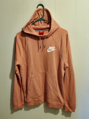 peach nike hoodie