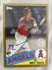 2020 Topps Update Matt Thaiss 1985 Gold Rookie RC Auto /50 SSP #85A-MT 🔥💎⚾️