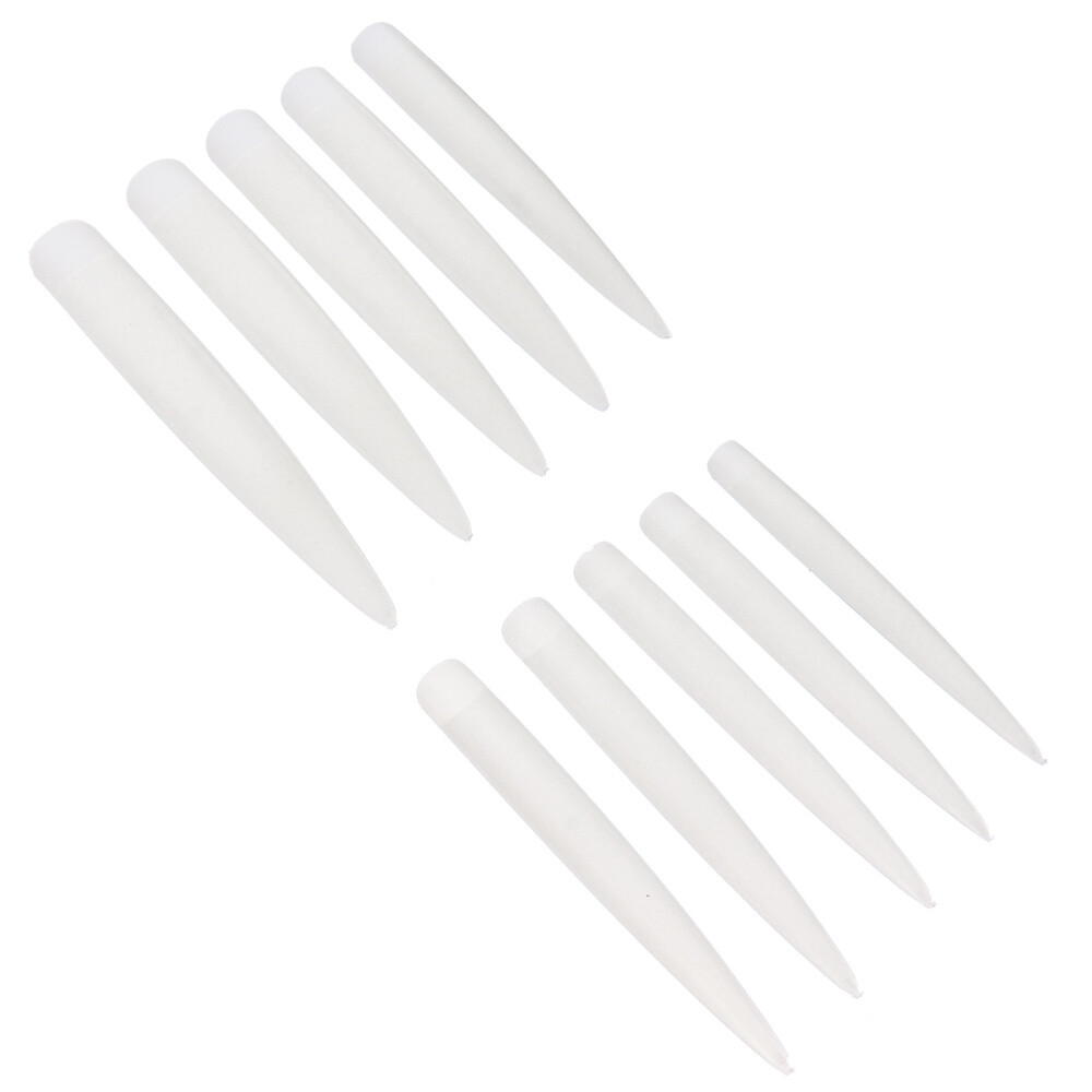 120PCS White Decor Nail Tips for DIY Nail Art eBay