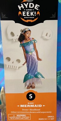 Target Hyde and Eek Kids' Mermaid Halloween Costume Size Small 4-7 Year Old  for sale online | eBay