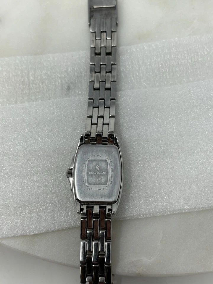 Rare Seculus Women Silver Tone Bracelet Band Adjustable Band 17023L0 - Image 3 of 4