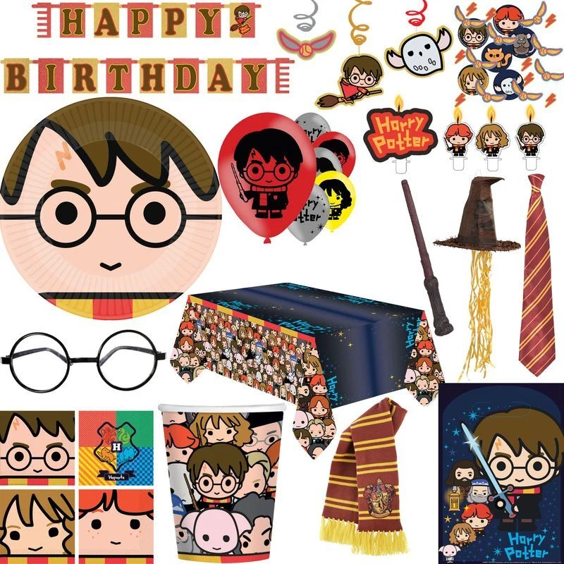 Harry Potter Décoration Anniversaire Set D'Enfant Motif Fête Hogwarts Hermine - Photo 1/1