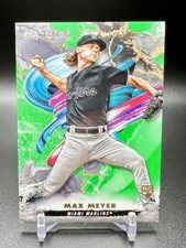 2023 Topps Inception MAX MEYER RC ROOKIE Green Parallel #87 Miami Marlins