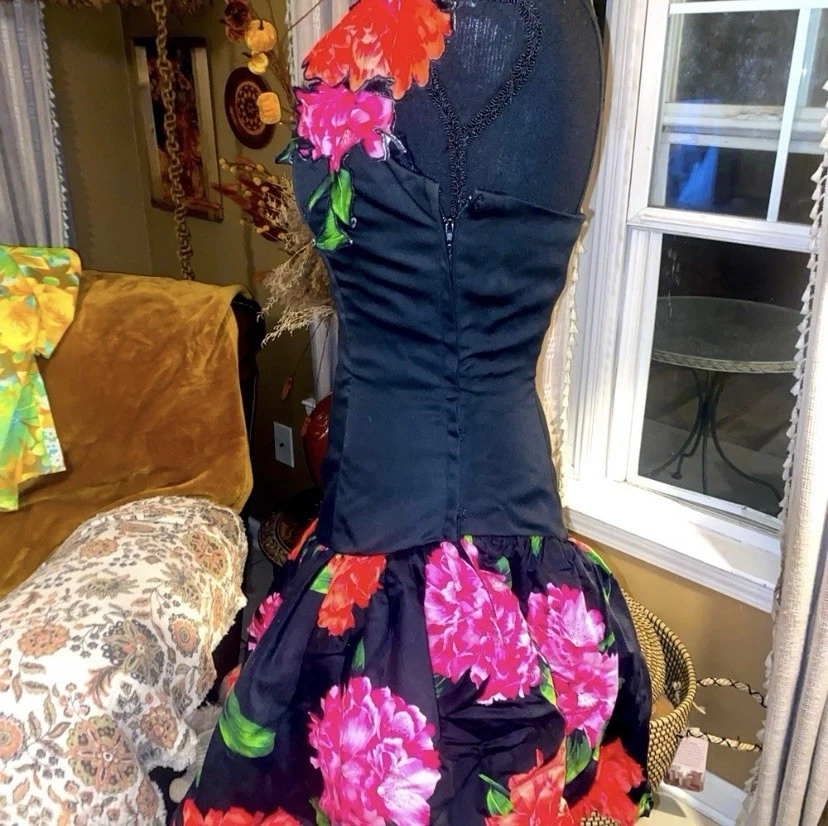 Vestido Victor Costa Vintage Años 80 XS Foto 3 de 4