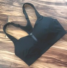Victoria's Secret On Point Knockout Sports Bra Size 32DD Front Close Black