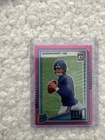 2025 Panini Donruss - Rated Rookie Jaxson Dart #400 Optic Preview Pink Prizm(RC)