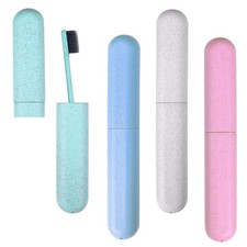 4 Pack Travel Toothbrush Case Portable Plastic Toothbrush Holder for Camping