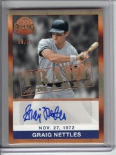 2024 LEAF BRONX LEGACY GRAIG NETTLES AUTO #19/25 *TRADE MARKS*