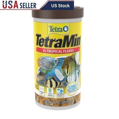 XL Tropical Fish Food Flakes Nutritional Balance Clear Water Formula 2.82oz New
