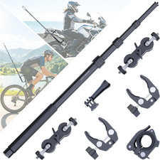 Aluminum Alloy Motorcycle Camera Mount for Insta360 Gopro DJI