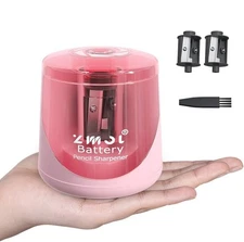 Battery Powered Electric Pencil Sharpener,Small Battery Operated Pencil Sharp...