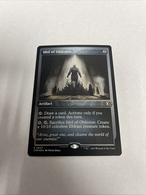 Idol Of Oblivion Foil Etched Card #0607 MTG LP