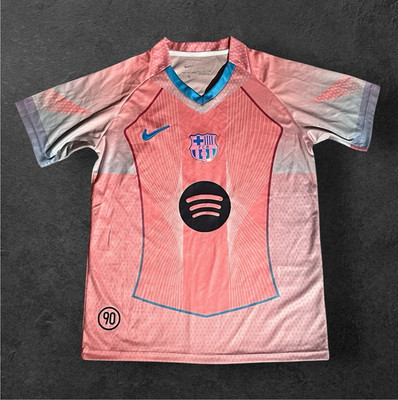 Nike FC Barcelona Dri-FIT  Fußballtrikot Rosa/Pink - Spotify Logo - Größe M