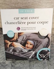   New JJ Cole BundleMe Infant Car Seat Cover Sherpa Fleece Heather Gray Weatherpr