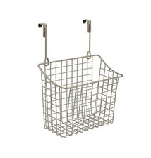 Grid Storage Basket, Over The Cabinet, Steel Wire Sink Organization for