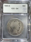 1905 O Barber Half Dollar ICG G-4 IDC Verified