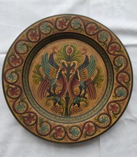 Etruria Montopoli Italien Terracota  Wandteller 40 cm Vintage