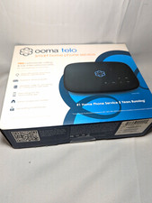 NEW Ooma Telo VoIP Home Phone Adapter Black Ethernet RJ-11 Caller ID TELWHD