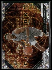 2023-24 Panini Prizm #15 De’Aaron Fox Fireworks Prizms Fast Break