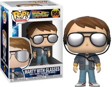 Funko Pop! Movie: Back To The Future - Marty Mcfly with Glasses- Figura de Vinil