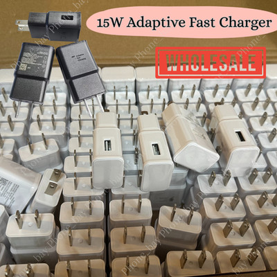 Wholesale Adaptive USB A Wall Charger Fast Adapter US Plug Samsung S10 S9 Note10