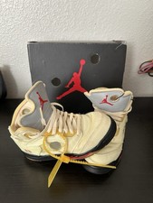 Size 13.5 C - Jordan 5 Retro Off-White Sail