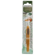 Clover 1025 Soft Touch Steel Crochet Hook-Size 10/.75mm