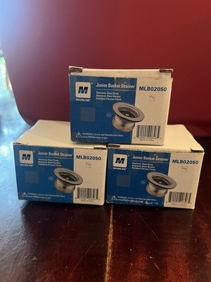 3 Count Of Junior Basket Strainers MLB02050 From Mainline