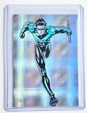 Nightwing Limited Edition Artist Signed "DC Comics" Refractor Card 1/1