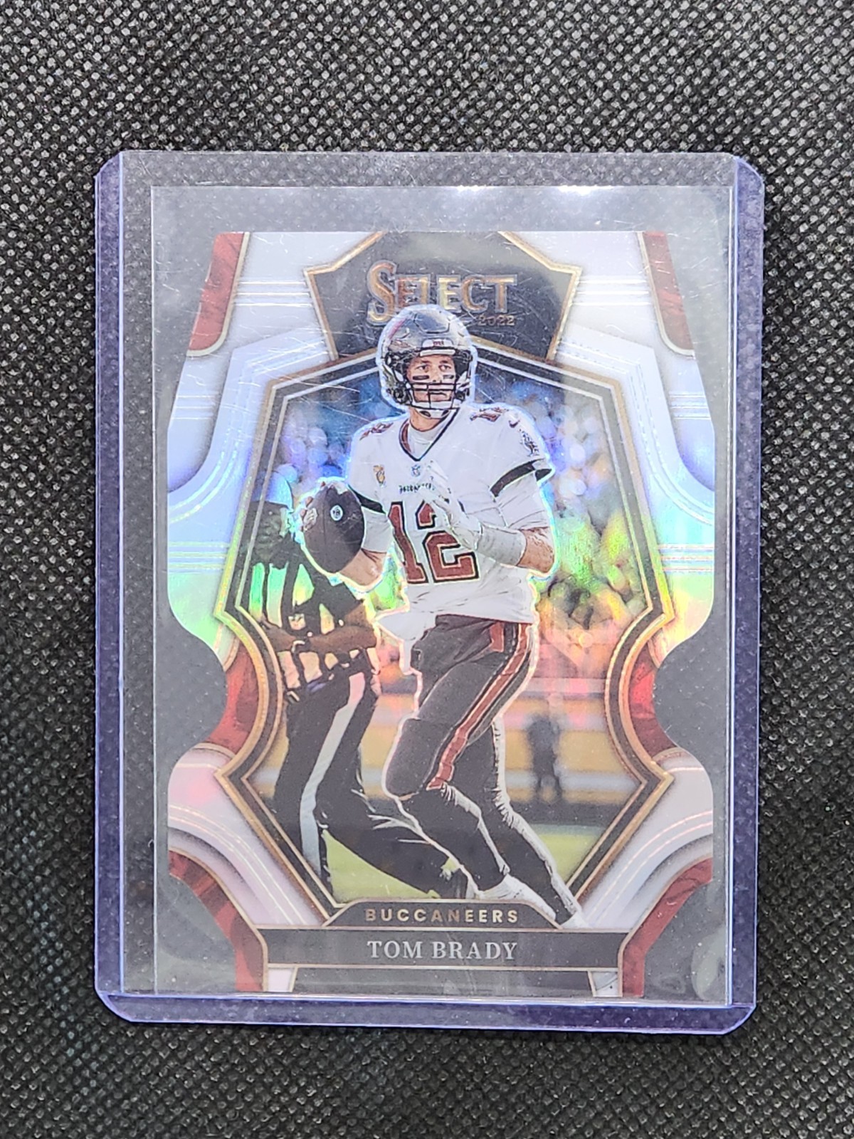 2022 Select NFL Tom Brady Silver Prizm Premier Level Die Cut #192 Buccaners