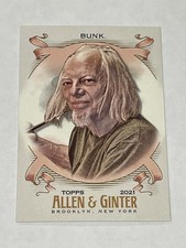 2021 Topps Allen & Ginter Baseball #250 - Tom Bunk - Cartoonist