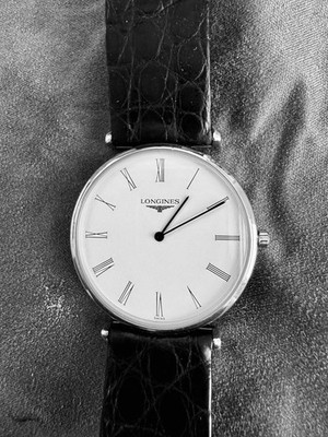 Longines La Grande Classique de Longines Quartz White Mens Watch L4.709.4 w/B&P