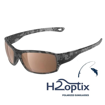 #ad #ad H2Optix Beachwalker H2038 Tiger Shark Matte Brown Lens NEW $49.90