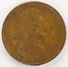 VF Details 1909 S Lincoln Wheat Cent Obverse/Reverse Damage