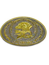 North American Hunting Club-Life Member Gold/Silver Belt Buckle-Eagle Vintage