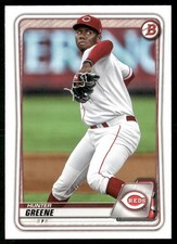 2020 Bowman Draft #BD-196 Hunter Greene