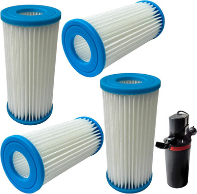 Beaufan 4 Pack Micron Filter Cartridges for Marineland Magnum ML90770