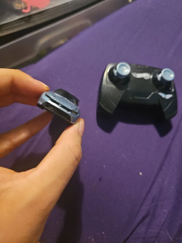 Remote Control Toy Car with Controller - Blue - Image 2 of 2