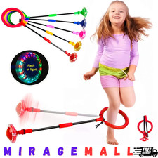 Sports Swing Ball Flashing Jumping Ring Children Colorful Ankle Skip Jump Ropes