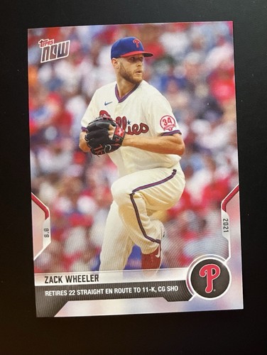 2021 Topps Now 631 Zack Wheeler